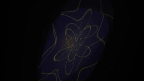 Abstract Glowing Star Shape Pulsing with Radiant Light in Dark Space. Stock Footage 341791676