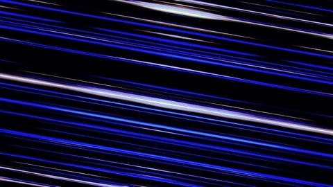 Abstract glowing straight parallel lines rotating on black background, seamless Stock Footage 117868242