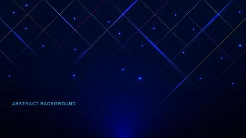 Abstract glowing strip lines with particles for modern technology 스톡 일러스트