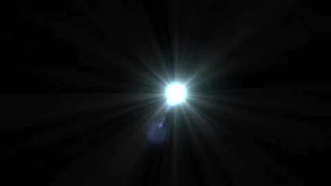 Abstract Glowing Sun Burst with Realistic Flicker Animation Seamless Loop. Video stock 336617548
