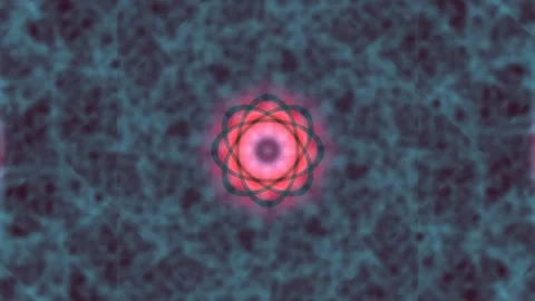 Abstract glowing teal energy vortex background animation for sci-fi present.. Stock Footage 339794451