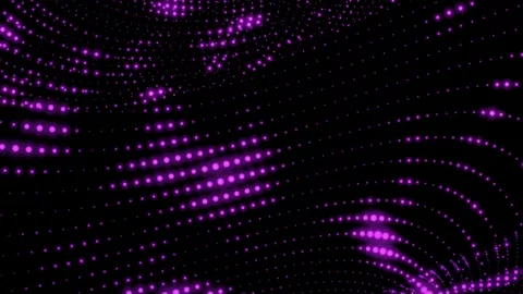Abstract glowing technology particle wave animation background. Stock Footage 332700478