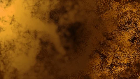 Abstract glowing tiny particles moving inside liquid form with depth of field. Stock Footage 108417090