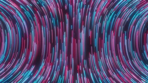 Abstract glowing trails Stock Illustration