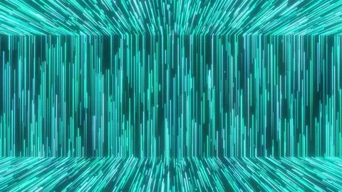 Abstract glowing trails Stock Illustration