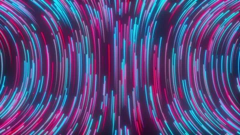 Abstract glowing trails Stock Illustration