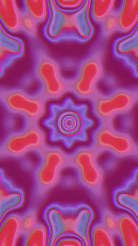 Abstract glowing tunnel loop video background pattern in pink purple and or.. Stock Footage 321576137