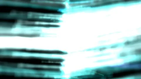 Abstract glowing turquoise light effect creating a sense of energy and movement Stock Illustration