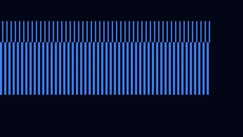 Abstract glowing vertical lines light pattern on dark background Stock Illustration