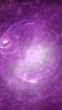 Abstract glowing violet sphere with radiant light burst, symbolizing cosmic e Ilustração Stock