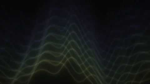 Abstract glowing wave patterns technology. Stock Footage 334679990