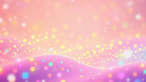 Abstract Glowing Waves: Animated Background Featuring a Blend of Soft Colors an Video stock 317967693