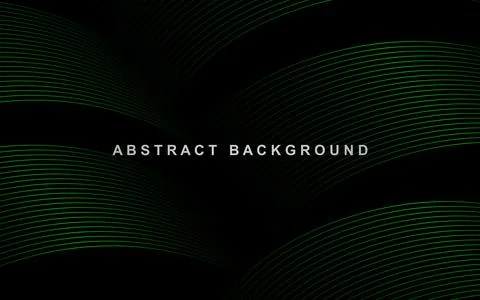 Abstract glowing waves in dark space, sparkling movement, magical space lig.. Stock Illustration