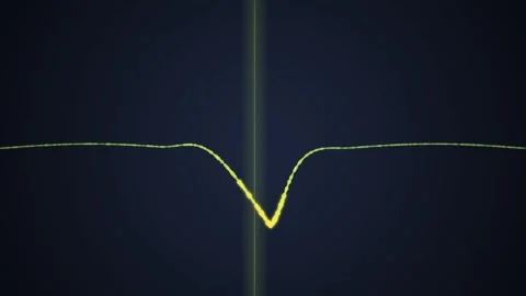 Abstract glowing wavy line of dots on a dark blue background, motion graphi.. Stock Footage 348415124