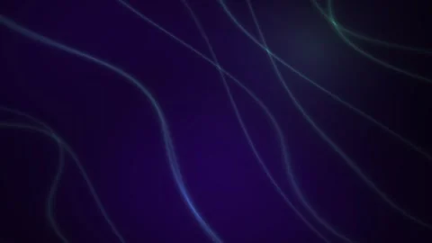 Abstract glowing wavy lines moving floating seamlessly in dark violet space.. 動画素材 346339887