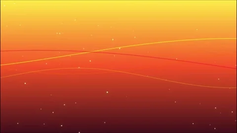 Abstract Glowing Wavy Lines with Particles on Gradient Background Stock Footage 318367999