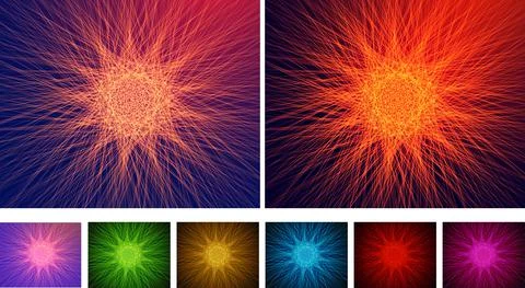 Abstract Glowing Web Wallpaper Background Stock Illustration