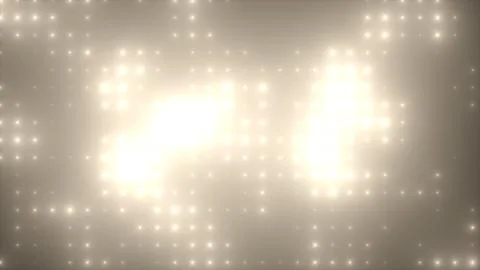 Abstract glowing white disco light wall background with illuminated dots form Stock Photos