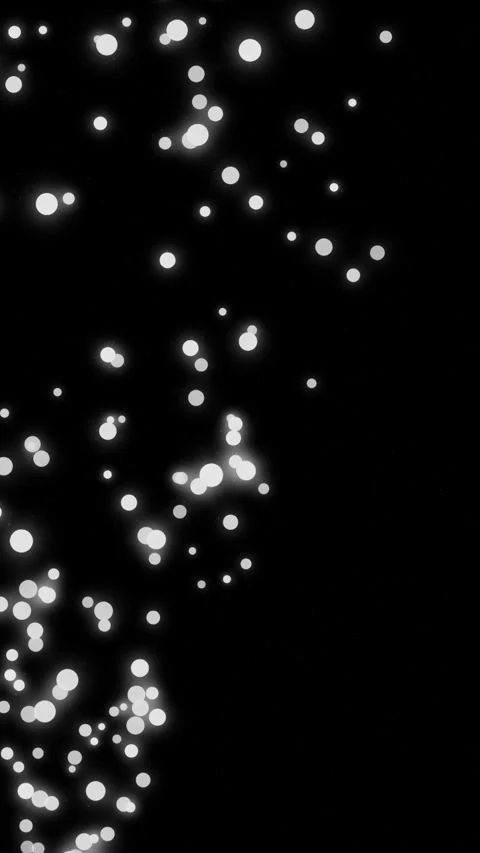 Abstract Glowing White Dots on Black Background Wallpaper Stock Footage 341776352