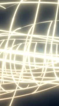 Abstract glowing white geometric lines with digital network structure, soft.. Ilustração Stock