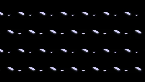 Abstract glowing white hexagon grid animation. Stock Footage 316970235