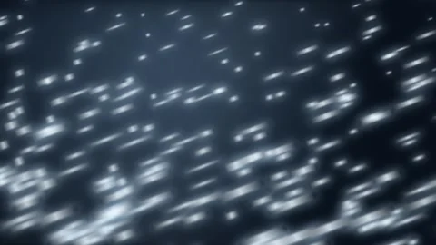 Abstract glowing white light streaks moving on dark blue background Stock Footage 335863124