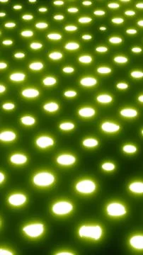 Abstract glowing white oval lights arranged in a soft diffused grid over a .. Stock Illustration
