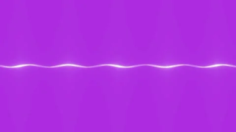 Abstract glowing white sinusoidal wave animation visualization moving horizo Stock Footage 328793174