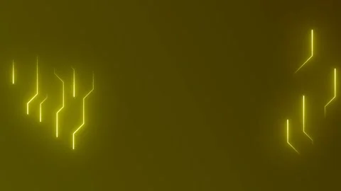 Abstract glowing yellow circuit board pattern Stock Footage 316796489
