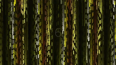 Abstract gold and black vertical stripe pattern background for luxury design Stock Footage 342204277