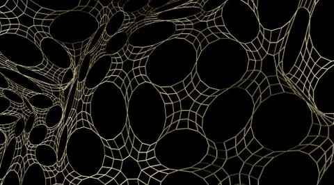 Abstract gold background. 3D render Stock-Illustration