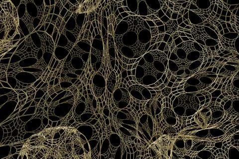 Abstract gold background. 3D render Stock-Illustration