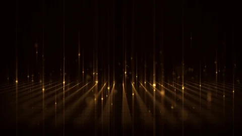 Abstract Gold Background With Grid And Particles Seamless Looping Stock Footage 124156355
