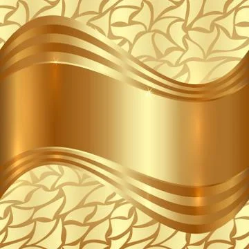 Abstract gold background Stock Illustration