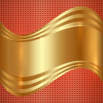 Abstract gold background Illustrazione stock