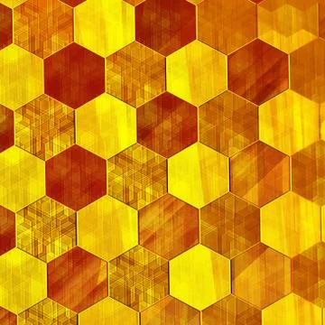 Abstract gold background - modern design - warm yellow color tone - vintage Stock Illustration