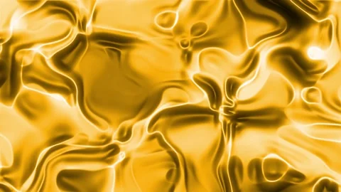 Abstract gold background with, plastic effect, flowing lines suitable for	 Stock Footage 280087382