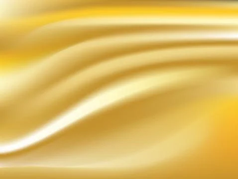 Abstract gold. background Vector gold cloth Fabric Textile Drape with Crease  Stock Illustration