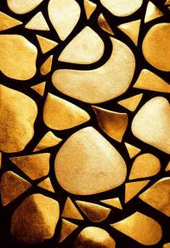 Abstract gold bars pattern イラスト素材