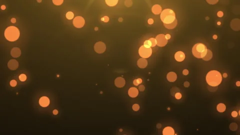 Abstract Gold blurry bokeh background with lights particles Stock Footage 293682225
