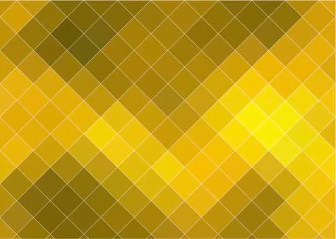 Abstract gold bright background with square shapes. vector illustration Stock Illustration