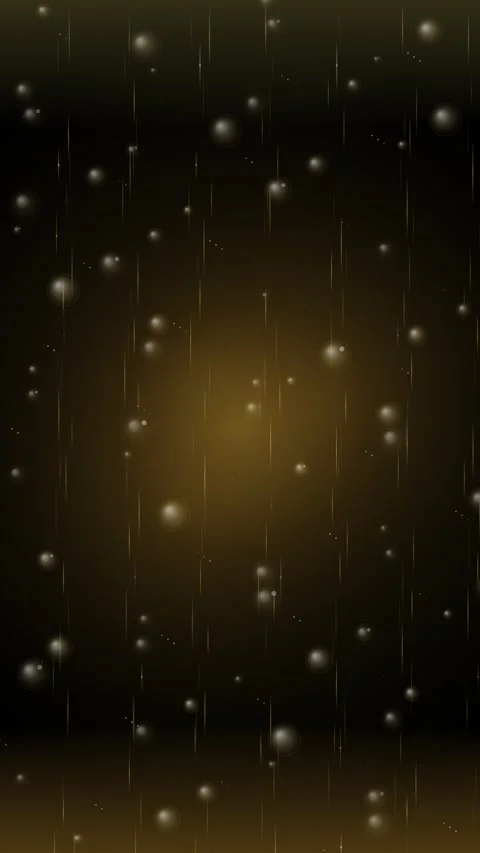 Abstract Gold Bubbles Rising in Dark Liquid Background Stock Footage 346201627