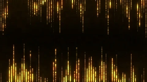 Abstract gold cyber background with moving particles 動画素材 88678619