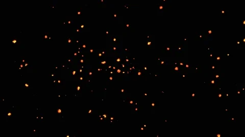 Abstract gold fire Primitive Bits unitorm. Stock Footage 213285951