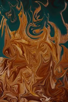 Abstract gold fluid waves background .Abstract images of the languages ? ? of Stock Illustration