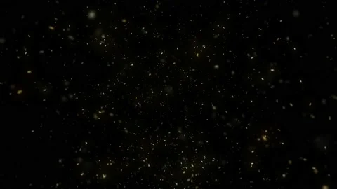 Abstract Gold Flying Particles Fx Background Stock Footage 221404305