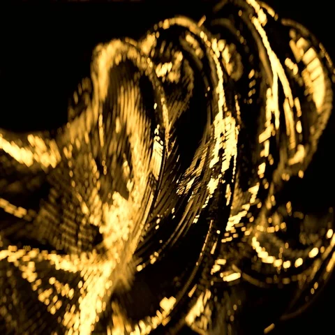 Abstract Gold Stock Footage 69350540