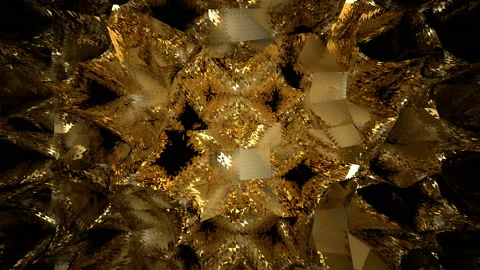 Abstract Gold Stock Footage 137106143