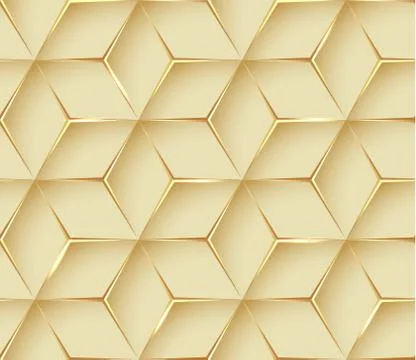 Abstract gold geometric 3d texture background. イラスト素材