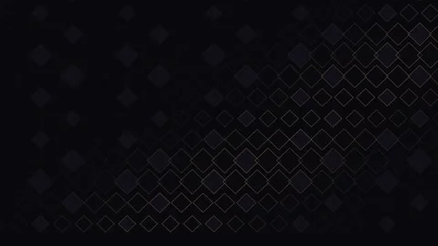 Abstract gold geometric diamond pattern on black background Stock Footage 336995679